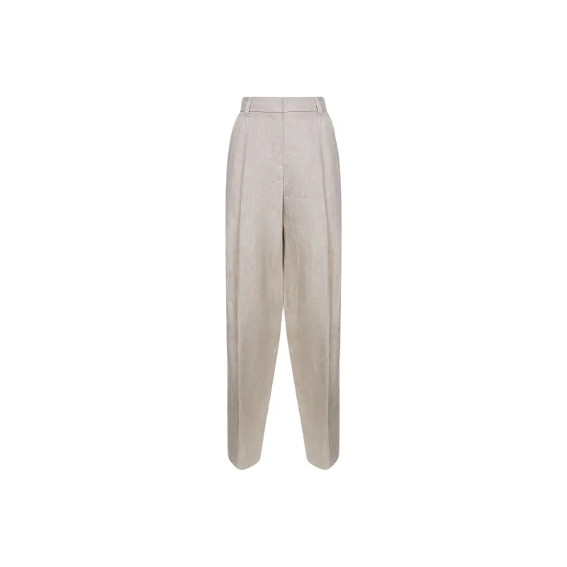 Brunello Cucinelli Linen Trousers-0