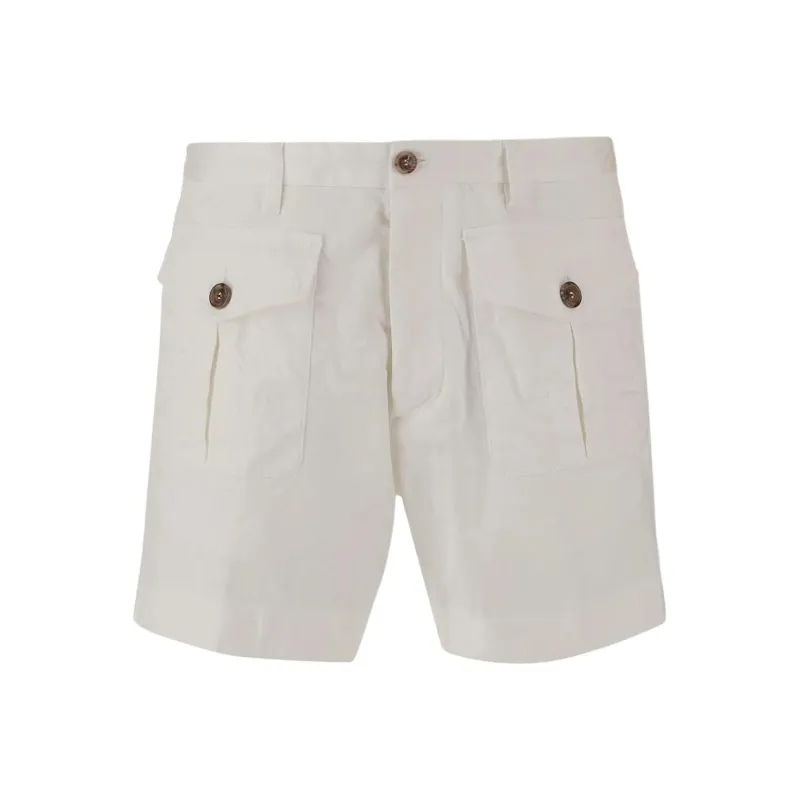 DSQUARED 2 Pocket Detailed Ranger Chino Shorts-0