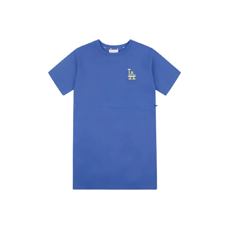 MLB Short Sleeved Dresses Women's Blue-0
