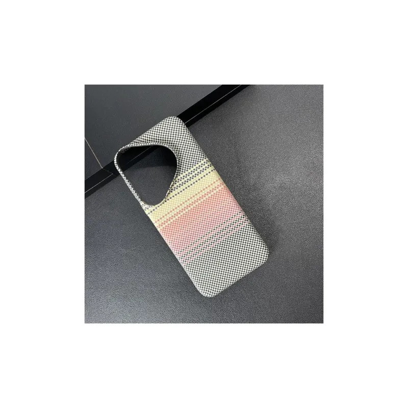 Mivana Leather Material Carbon Fiber Textured Effect Phone Cases Compatibility With Huawei P70 Pro/40 Pro/50 Pro/60 Pro-1