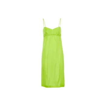 DRIES VAN NOTEN Slip Dresses Women's Neon Green