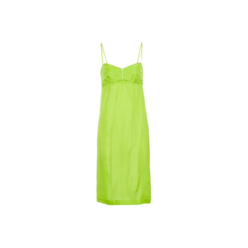 DRIES VAN NOTEN Slip Dresses Women's Neon Green-0