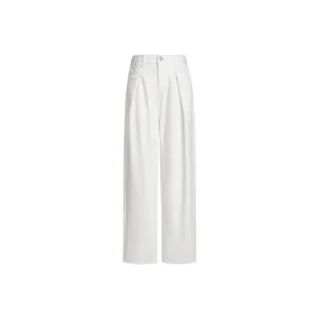 BENGIN High Street Trendy Cool Comfortable Floor Length Jeans Women's White