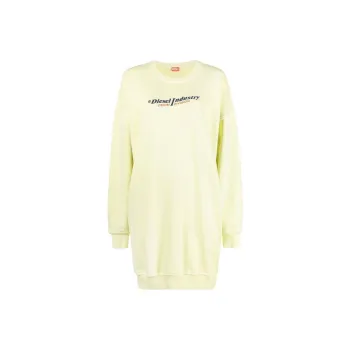 DIESEL Long-Sleeved Dresses Women's Yellow
