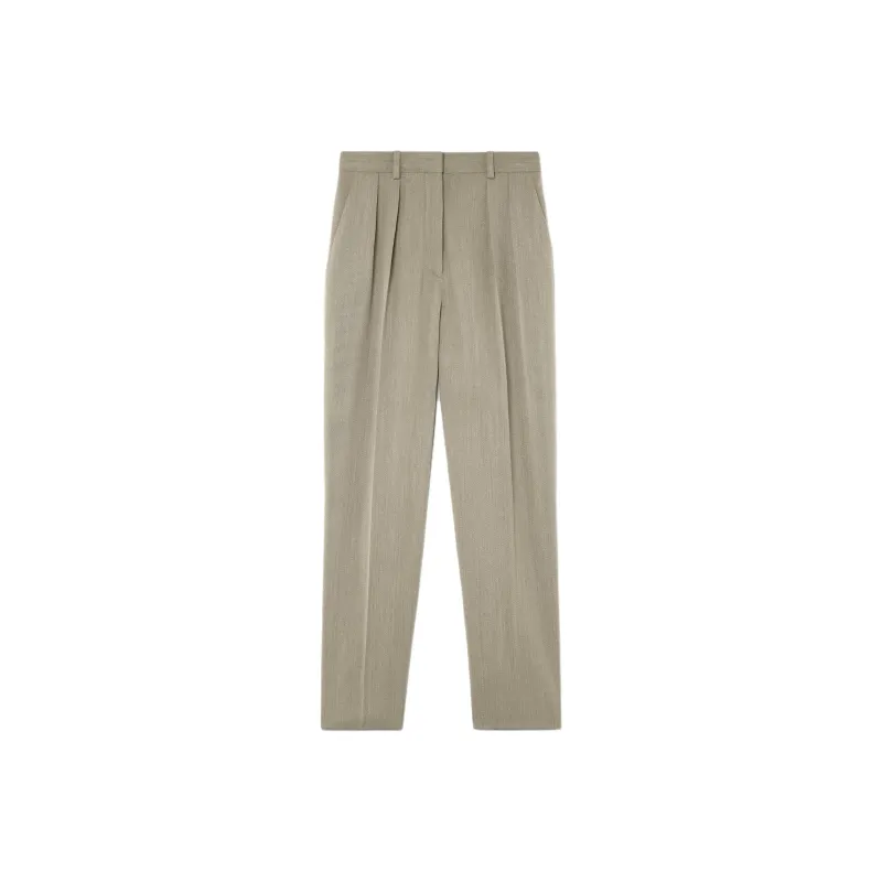 Loro Piana Pleat Detailed Tailored Trousers-0