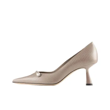 Jimmy Choo Rosalia Slim Heel High Heels 6.5cm Women's Taupe