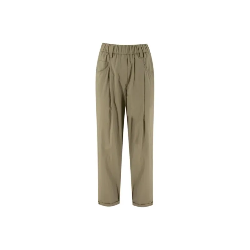 Brunello Cucinelli Embellished Lightweight Poplin Five Pocket Track Trousers-0