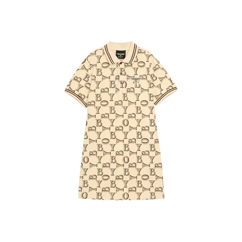 Boy London Short Sleeved Dresses Women's Khaki-0