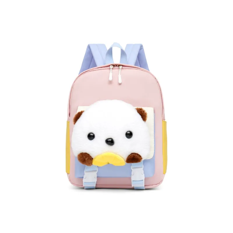 Yalu Nylon Backpack Regular Unisex White/Violet/Blue/Dark Blue/Pink-10