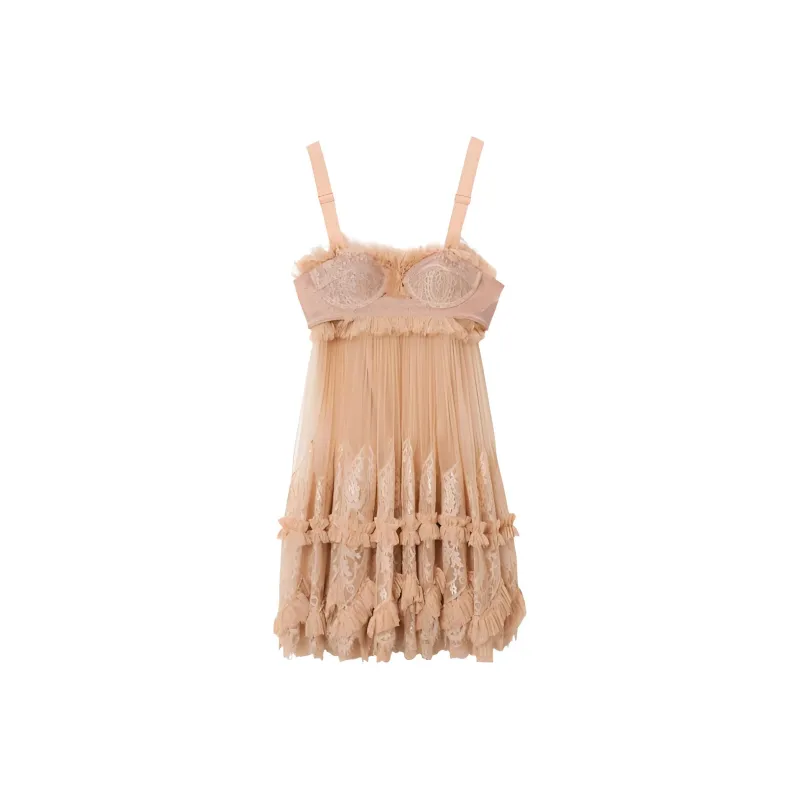 Burberry Sleeveless Dresses Women's Orange-0