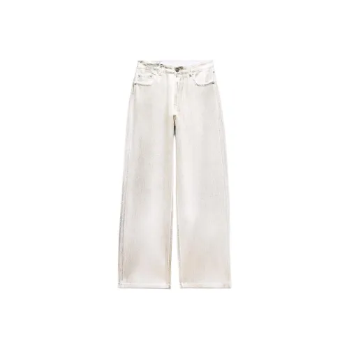 ZARA Jeans Women's Gold