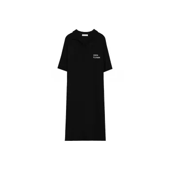 SOON FLOWER Short Sleeved Dresses Women's Black
