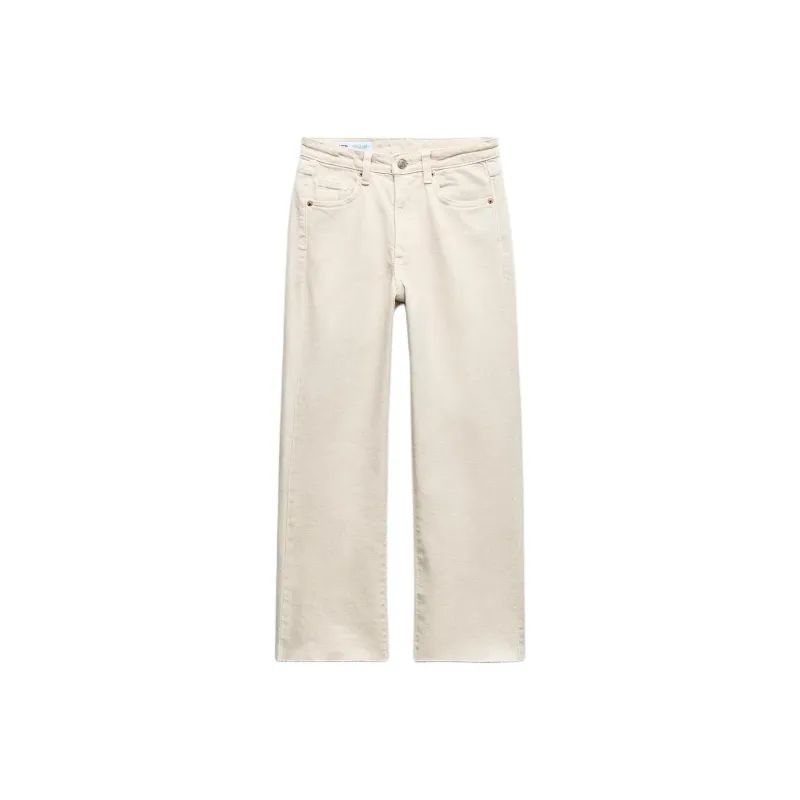 ZARA Jeans Women's White-0