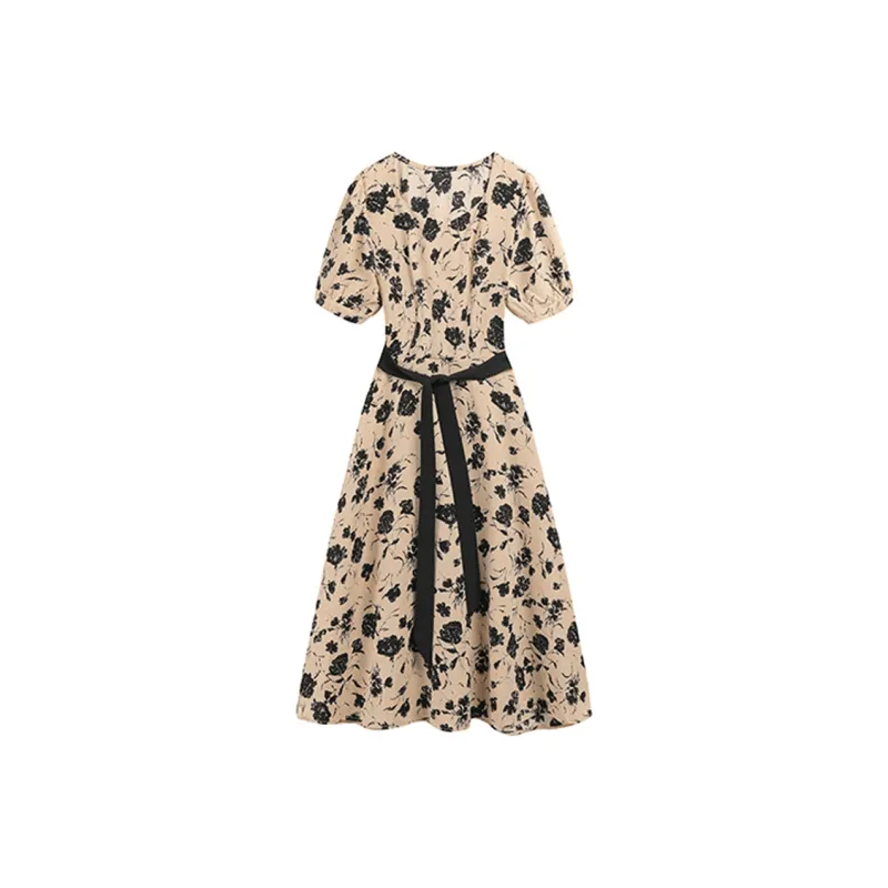 MOPB Short Sleeved Dress Women's Gift Box Set Included Floral-2