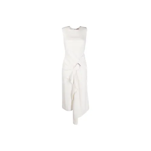 Alexander McQueen Sleeveless Dresses Women's Light Beige