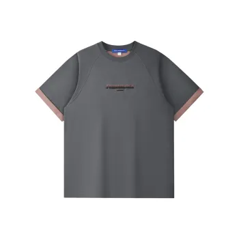 FAIRWHALE T Shirts Men Dark Gray