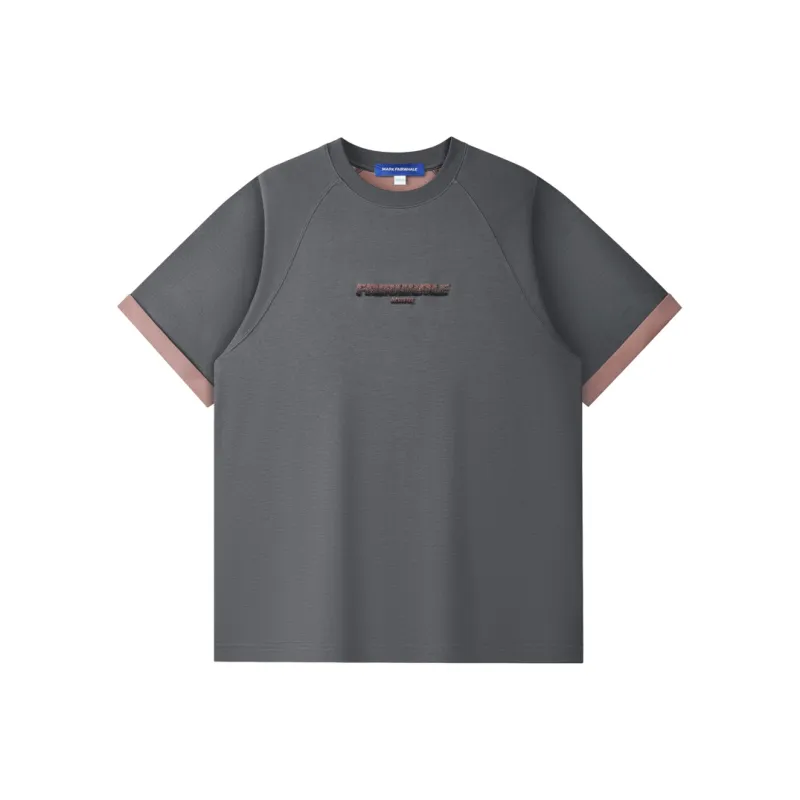 FAIRWHALE T Shirts Men Dark Gray-0