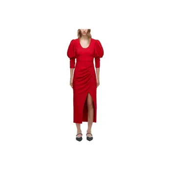 Self-portrait Long-Sleeved Dresses Women's Red