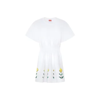 KENZO X Nigo FW22 Drop2 Short Sleeved Dresses Women's White