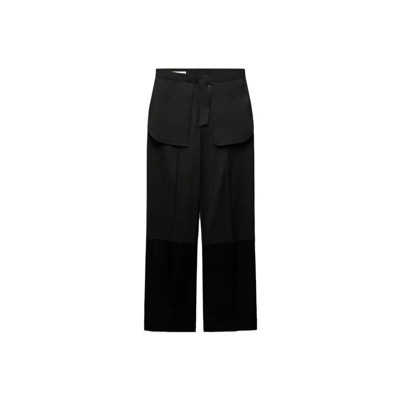 ZARA Cargo Pants Women's Black-0