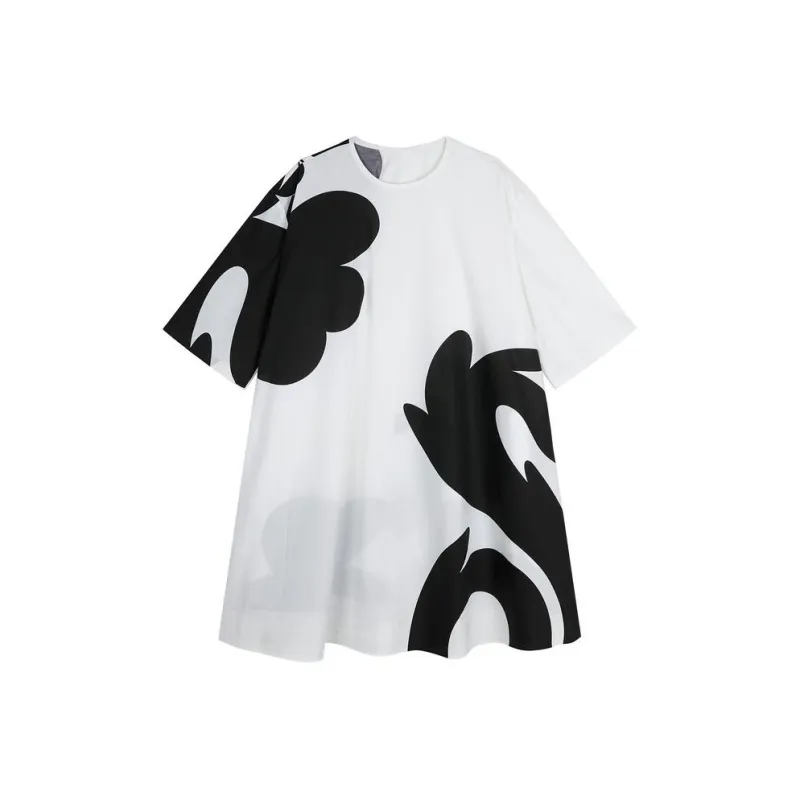 Jiangnan Commoner Short-Sleeved Dresses Women's-0