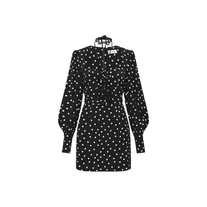 Rebecca Vallance Celyn Polka-dot Mini Dress-0