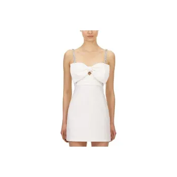 Self portrait Slip Dresses Women's White