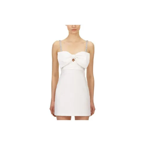 Self portrait Slip Dresses Women's White