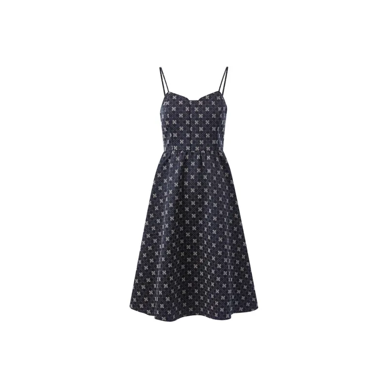 PEACEBIRD Long Sleeved Dresses Women's Navy Blue-0