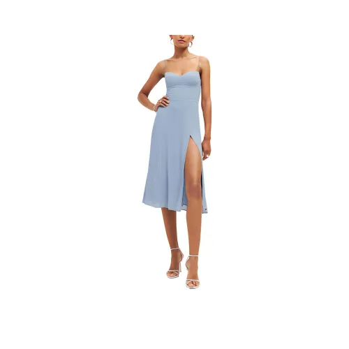 Reformation Slip Dresses Women's Mineral Blue