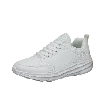 SUPEREDGE Anti Slip Wear Resistant Low Top Casual Shoes Unisex White