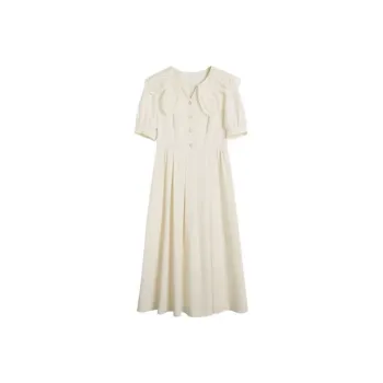 Olrain Slip Dresses Women's Apricot Yellow