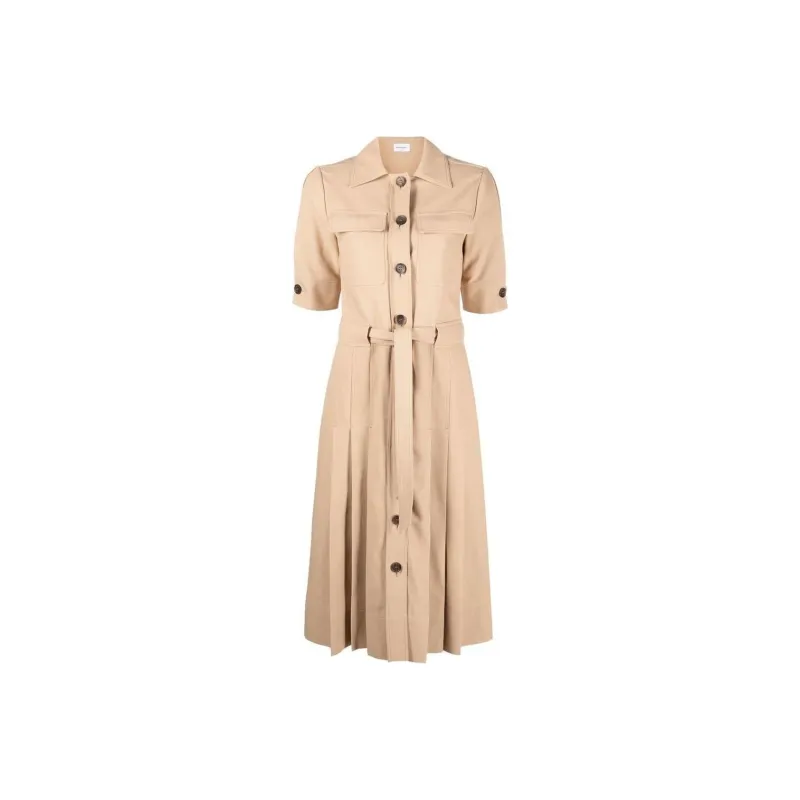 Ferragamo Short sleeve Cotton Shirt Dress-0