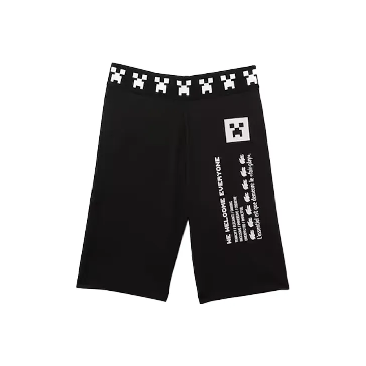 LACOSTE Casual Shorts Women's Black-0