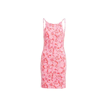 Adidas Originals Slip Dresses Women's Clear Pink