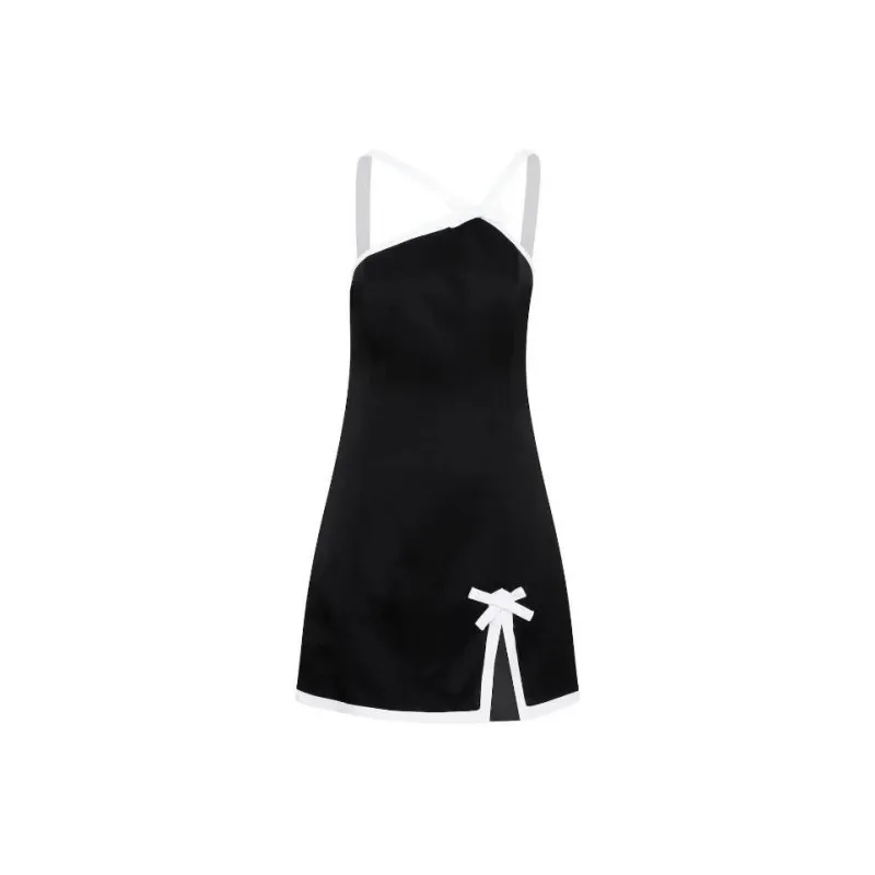MSGM Slip Dresses Women's Black-0