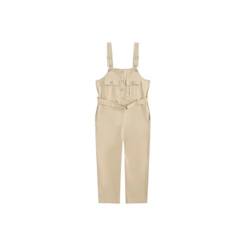 MINCOCROSEPEPPAR Overalls Women's Khaki Overalls