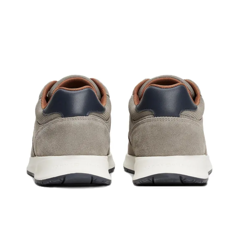 Tommy Hilfiger Trainers Low Top Casual Shoes Men's Gray Green-4