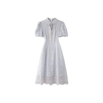 JINYE ORIENTAL Dress Women's Pink Blue