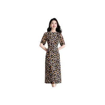 Mylan Short Sleeved Dresses Women's Yellow