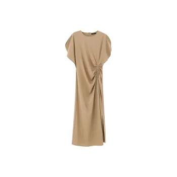 NINE WEST Short-Sleeved Dresses Women's Coffee