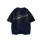 Navy Blue White Text