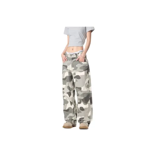 BENGEN Jeans Unisex Camouflage