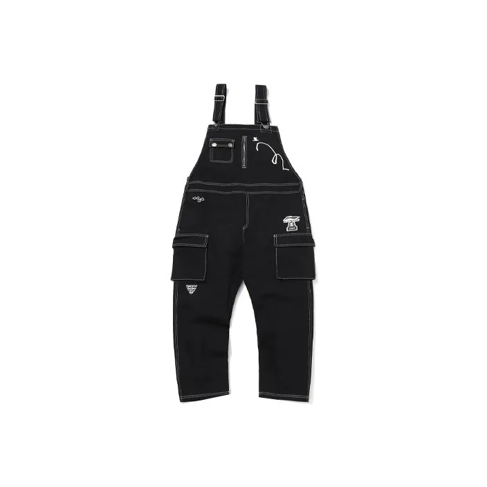 X girl X LINING Sports Fashion Collection Overalls Women's Black-0