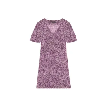 Maje Short-Sleeved Dresses Women's Purple