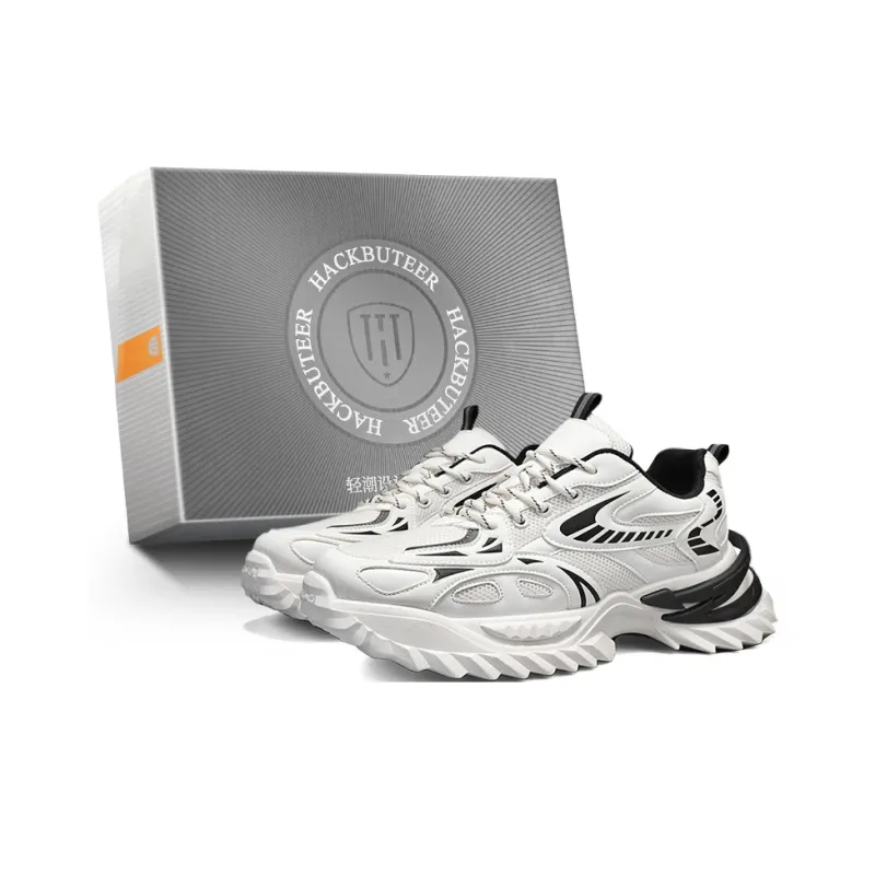HACKBUTEER Low Top Chunky Sneakers Men's Box Included-6
