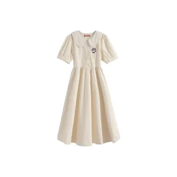 RTNH Short Sleeved Dress Women's Apricot