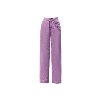 You Cow Me Pants Jeans Women's Purple