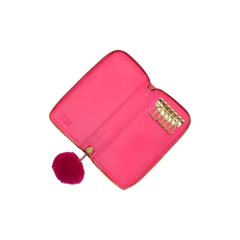 Furla Babylon Leather Wallet Women's Pink-1