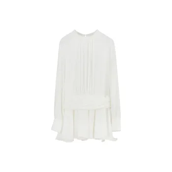 NancyCavally Long Sleeved Dresses Women's White